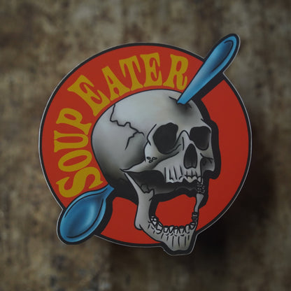 Classic Soup Skull | Sticker